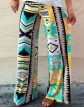 Pantaloni Croi Larg cu Imprimeuri 79686